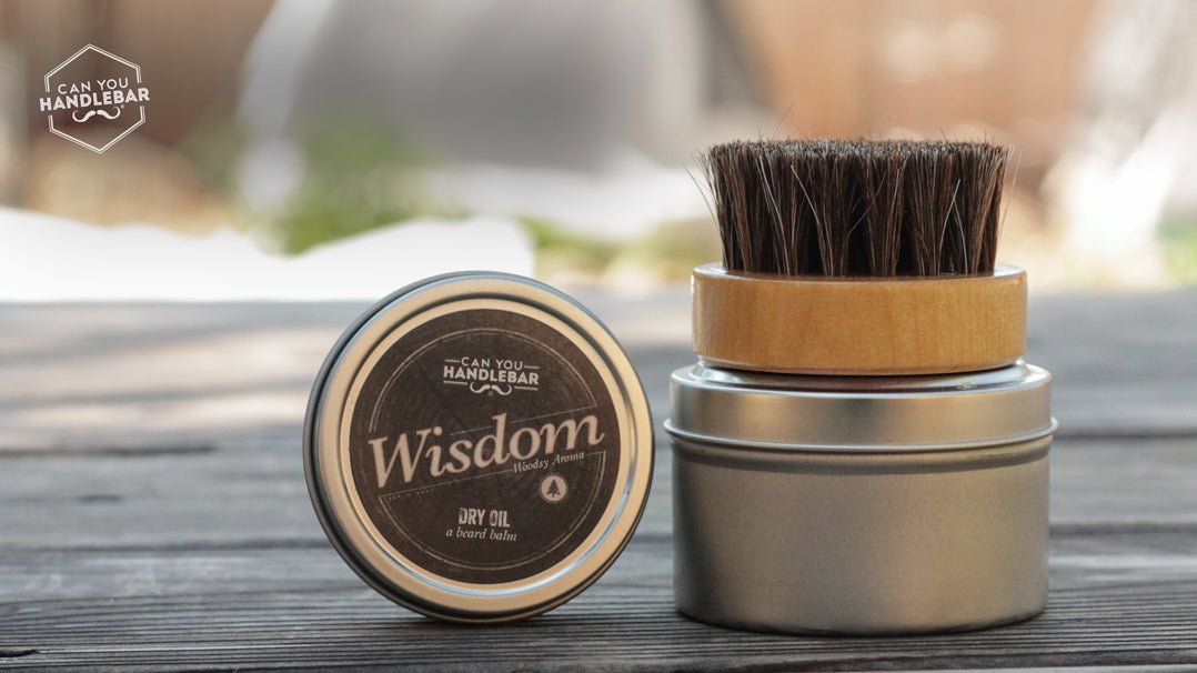 How to Apply Beard Dry Oil (Beard Balm) with the Can You Handlebar Beard Oil Brush™