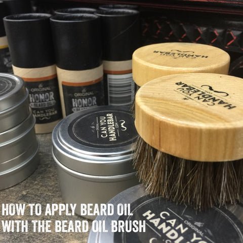 CanYouHandlebar Honor Beard Oil and Beard Oil Brush