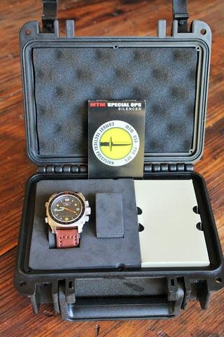 Silencer watch case