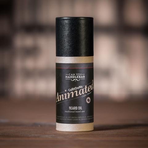 Animated Coffee Aroma Beard Oil Tube