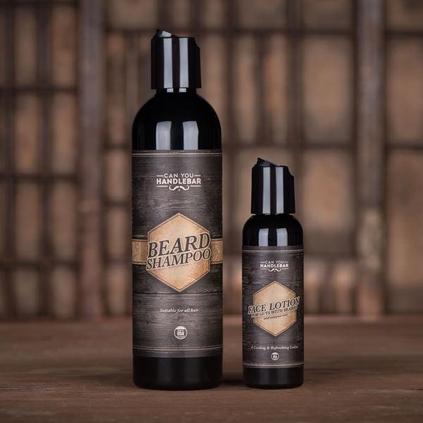 Beard Shampoo and Face Lotion Combo