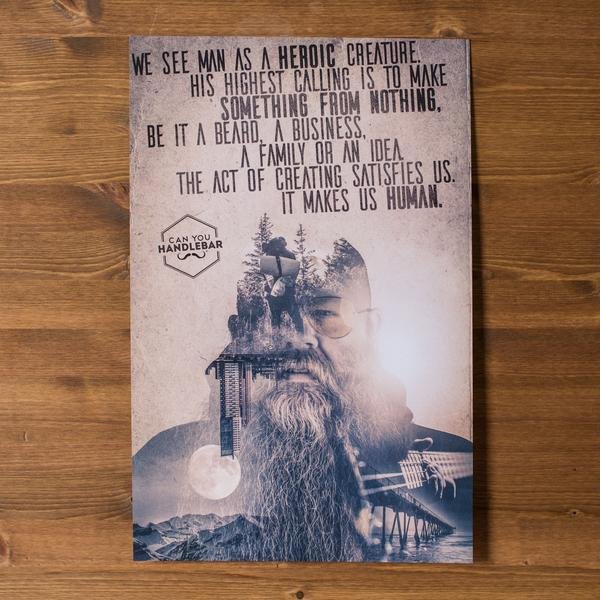 Double Exposure Poster