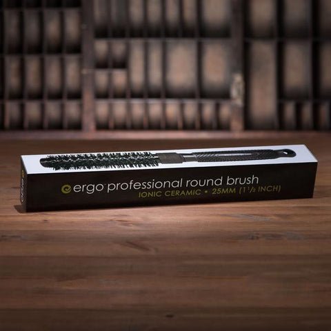 Ergo Ionic Ceramic Round Brush, In Box