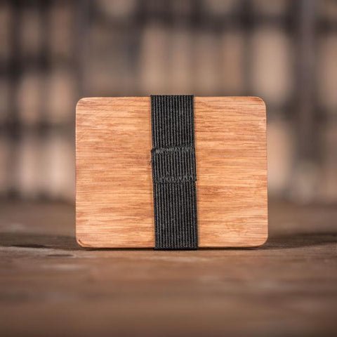 Handmade Paduak Wood Comb and Oak Holder Back