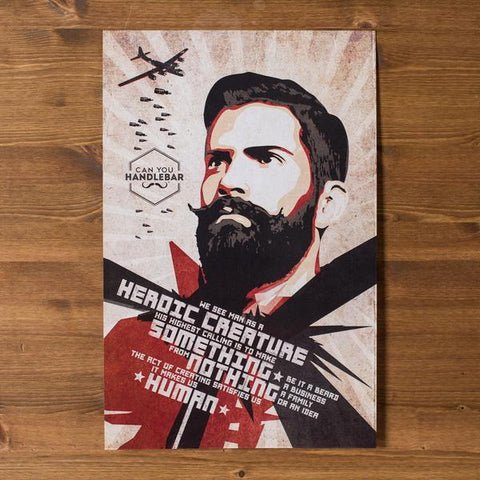 Can You Handlebar Philosophy Propaganda Poster